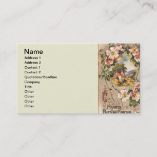  Happy Birthday Kaart Artwork Visitekaartje