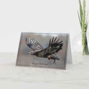 Happy Birthday Kaart Bald Eagle