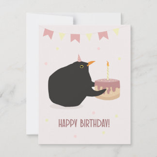 Happy Birthday-kaart Bedankkaart