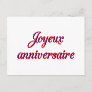 Happy Birthday-kaart Briefkaart