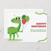 Happy Birthday-kaart Briefkaart (Voorkant / Achterkant)