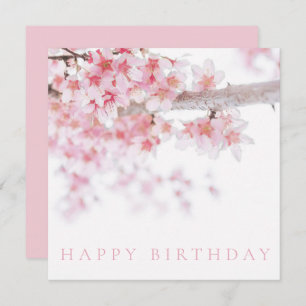 HAPPY BIRTHDAY KAART : CHERRY BLOSSOMS