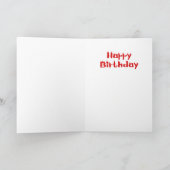 Happy Birthday Kaart Hot Stuff (Binnen)