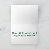 Happy Birthday-kaart Kaart (Binnen)