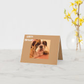 Happy Birthday-kaart Kaart (Gele Bloem)