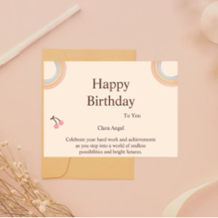 Happy Birthday-kaart Kaart