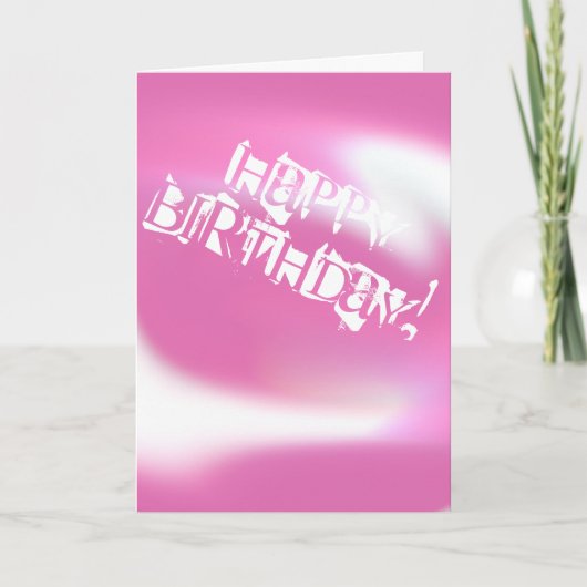 Happy Birthday-kaart Kaart (Voorkant)