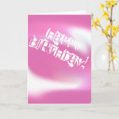 Happy Birthday-kaart Kaart (Gele Bloem)