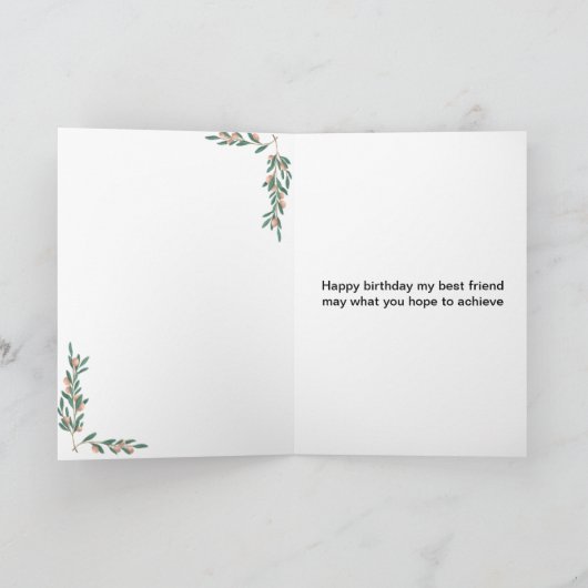 Happy Birthday-kaart Kaart (Binnen)