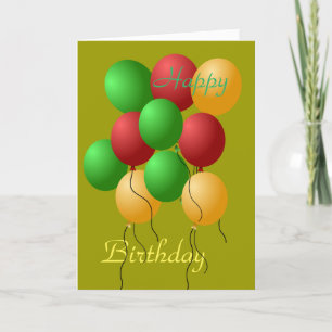 Happy Birthday-kaart Kaart