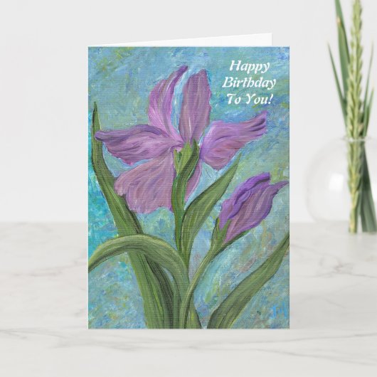 Happy Birthday-kaart Kaart (Voorkant)