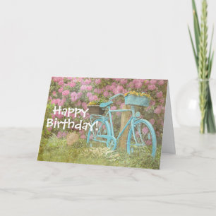 Happy Birthday Kaart Old Bicycle