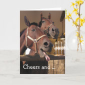 Happy Birthday Kaart: Proost en... Kaart (Gele Bloem)