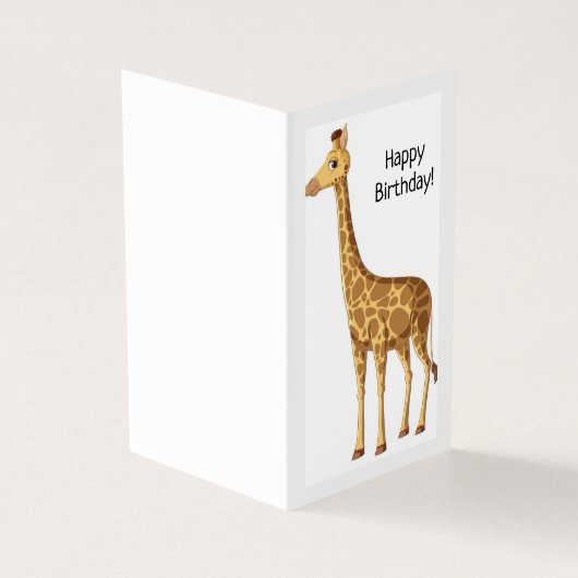 Happy Birthday - Kaart voor kinderen (Buitenkant)