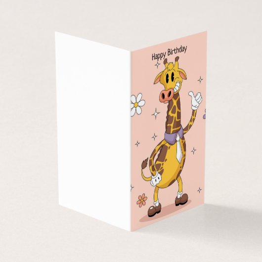 Happy Birthday - Kaart voor kinderen (Buitenkant)