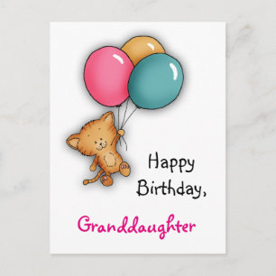 Happy Birthday Kaart voor kleindochter