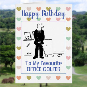 Happy Birthday Kantoor Golfer