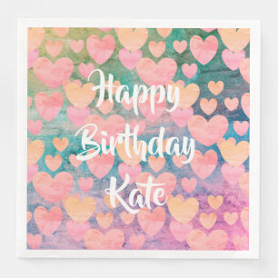 Happy Birthday #Kate party servetten van DAL