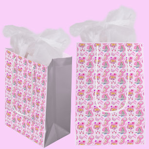 Happy Birthday Katten hebben een feest Medium Cadeauzakje