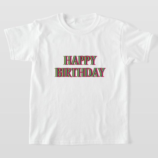 HAPPY BIRTHDAY KIND T-SHIRT (Laagn)