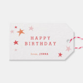 Happy Birthday | KINDER Cadeaulabel (Voorkant (Horizontaal))
