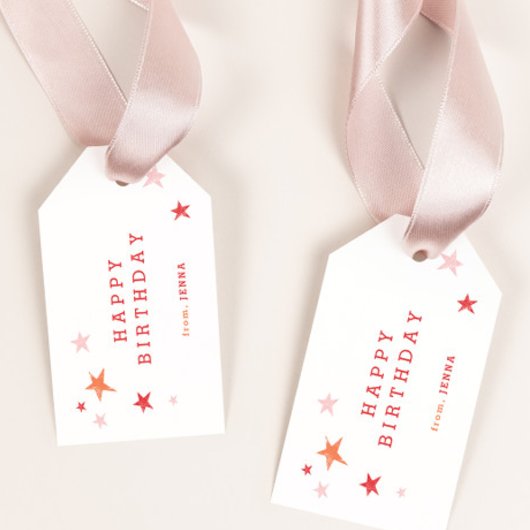 Happy Birthday | KINDER Cadeaulabel