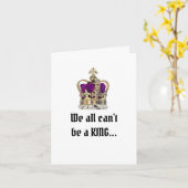 Happy Birthday King Folded Wenskaart Kaart (Gele Bloem)