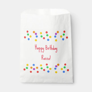 Happy Birthday Kleurrijke Confetti Party Bedankzakje