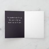 Happy Birthday Knitter Card Yarn Maker Kaart (Binnen)