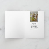 Happy Birthday Koalified "Over the Hill" Funny Kaart (Binnen)