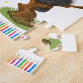 Happy Birthday Koe Cupcake Panda Beer Seal Legpuzzel (Zijkant)