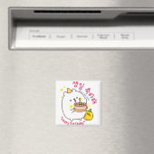 Happy Birthday Korean Hangul Magneet (Insitu (Vaatwasser))