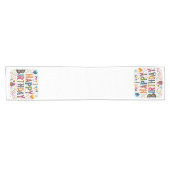 Happy Birthday Korte Tafelloper (Horizontaal)