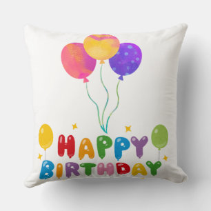 Happy Birthday Kussens Aangepast verjaardagskuss