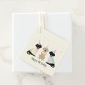 Happy Birthday Labrador Retriever Honden Bedankjes Labels (In situ)