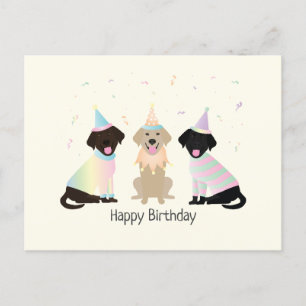 Happy Birthday Labrador Retriever Honden Briefkaart