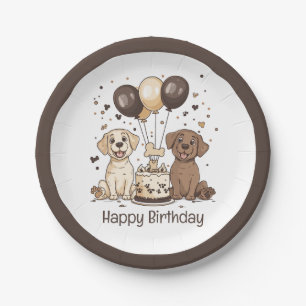 Happy Birthday Labrador Retriever Honden Papieren Bordje