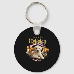 Happy Birthday Labrador Retriever Sleutelhanger