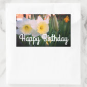 Happy Birthday Large-Cupped Daffodil Stickers (Tas)