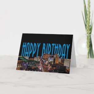 HAPPY BIRTHDAY LAS VEGAS KAART VOEGT NAAM TOE!