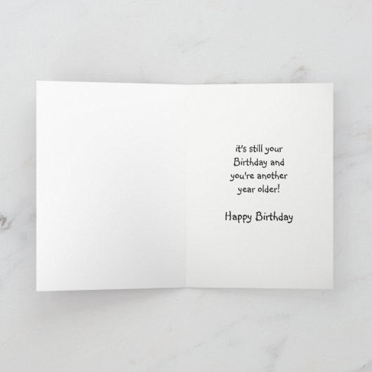 Happy Birthday Laugh het op Fun Dog Greeting Kaart (Binnen)