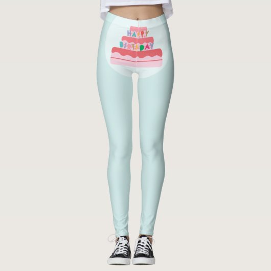 Happy Birthday Leggings (Voorkant)