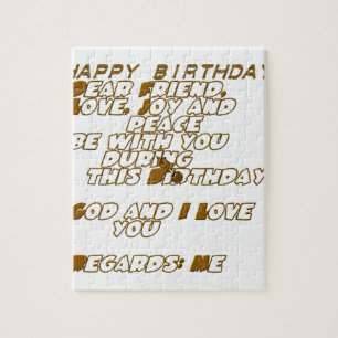 Happy Birthday Legpuzzel