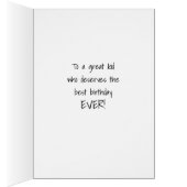 Happy Birthday Lion Art (Binnen (Rechts))