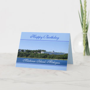 Happy Birthday, Mackinac Island, Michigan, Kaart