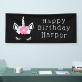 Happy Birthday | Magische Unicorn Spandoek (Beurs)