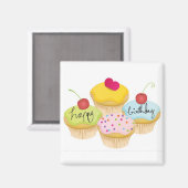 Happy Birthday Magneet (Voorkant / Achterkant)