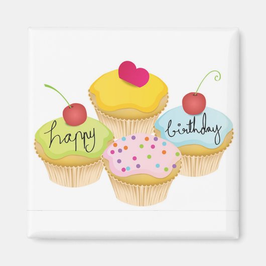 Happy Birthday Magneet (Voorkant)