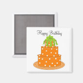 Happy Birthday Magneet (Voorkant / Achterkant)