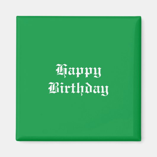 Happy Birthday Magneet (Voorkant)